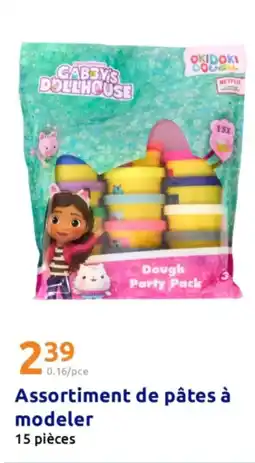 Action Assortiment de pâtes à modeler offre