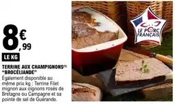 E.Leclerc Terrine aux champignons brocéliande offre