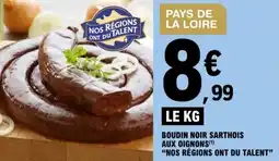 E.Leclerc Boudin noir sarthois aux oignons nos régions ont du talent offre