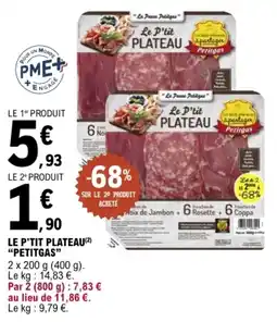 E.Leclerc Le p'tit plateau petitgas offre
