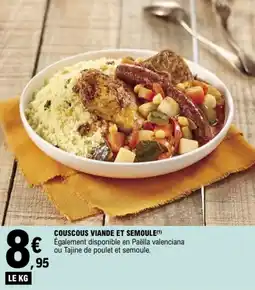 E.Leclerc Couscous viande et semoule offre