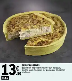 E.Leclerc Quiche lorraine offre