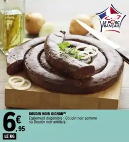 E.Leclerc Boudin noir oignon offre