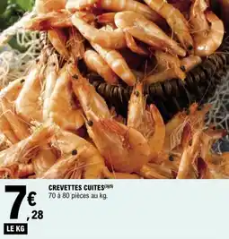 E.Leclerc Crevettes cuites offre