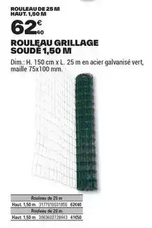 Brico Dépôt Dim - rouleau de 25 m haut offre