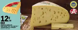E.Leclerc Emmental grand cru label rouge igp 33% mat.gr. maison monts et terroirs offre