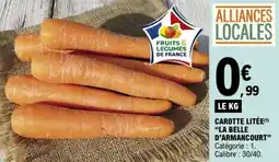 E.Leclerc Carotte litée la belle d'armancourt offre