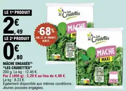 E.Leclerc Mâche engagée les crudettes offre