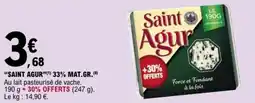 E.Leclerc Saint agur 33% mat.gr. offre