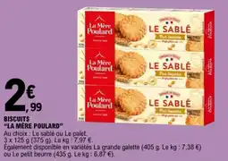 E.Leclerc Biscuits la mère poulard offre