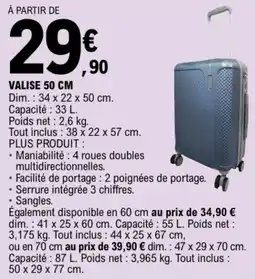 E.Leclerc Valise offre