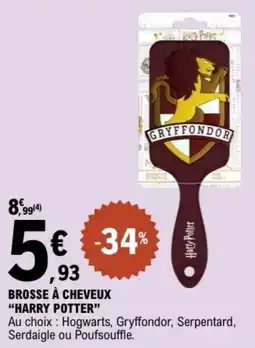 E.Leclerc Brosse à cheveux harry potter offre