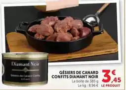 U Express Diamant noir - gésiers de canard confits offre