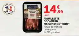 U Express Maison montfort - aiguillette de canard offre