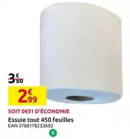 Mr Bricolage Essuie tout 450 feuilles offre