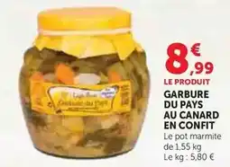 U Express Laguilhon - garbure du pays au canard en confit offre