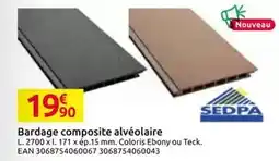 Mr Bricolage Bardage composite alvéolarire offre