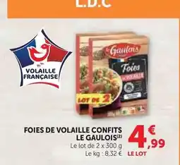 U Express Le gaulois - foies de volaille confits offre