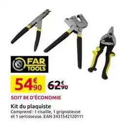 Mr Bricolage Far - kit du plaquiste offre