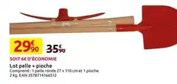 Mr Bricolage Lot pelle + pioche offre