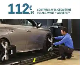 E.Leclerc L'Auto Contrôle avec géometrie totale avant + arrière offre
