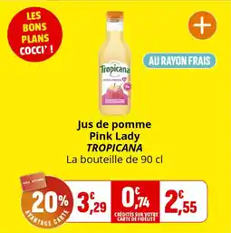 Coccimarket Jus de pomme pink lady tropicana offre