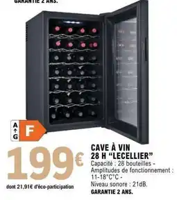 E.Leclerc Cave à vin 28 H LECELLIER offre
