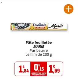 Coccimarket Pâte feuilletée marie offre