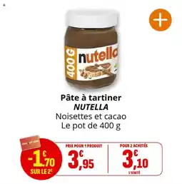 Coccimarket Pâte à tartiner nutella offre