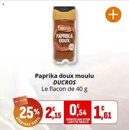 Coccimarket Paprika doux moulu ducros offre