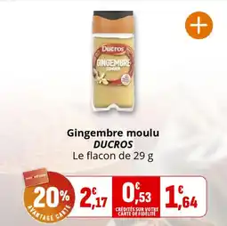 Coccimarket Gingembre moulu ducros offre