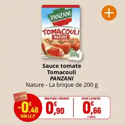 Coccimarket Sauce tomate tomacouli panzani offre