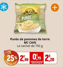 Coccimarket Purée de pommes de terre mc cain offre