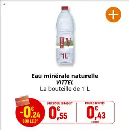 Coccimarket Eau minérale naturelle vittel offre