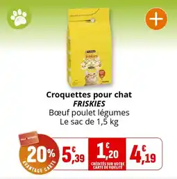 Coccimarket Croquettes pour chat friskies offre