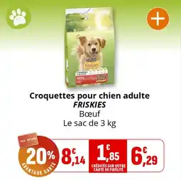 Coccimarket Croquettes pour chien adulte friskies offre