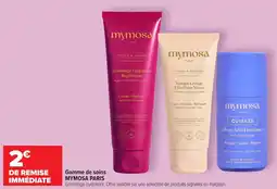 Carrefour maPara parapharmacie Gamme de soins mymosa paris offre