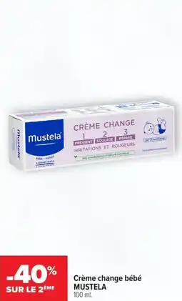 Carrefour maPara parapharmacie Crème change bébé mustela offre
