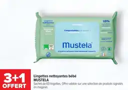 Carrefour maPara parapharmacie Lingettes nettoyantes bébé mustela offre