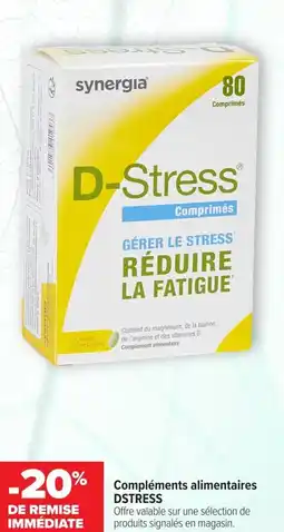 Carrefour maPara parapharmacie Compléments alimentaires dstress offre