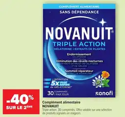 Carrefour maPara parapharmacie Complément alimentaire novanuit offre