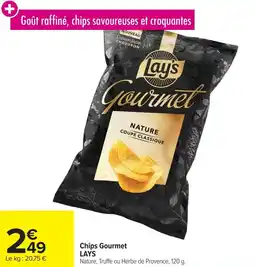 Carrefour Chips gourmet lays offre