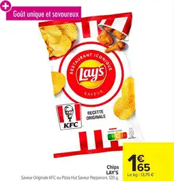 Carrefour Chips lay's offre