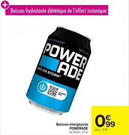Carrefour Boisson énergisante powerade offre