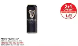 Monoprix Bière guinness offre