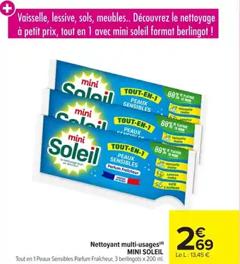 Nettoyant multi-usages mini soleil