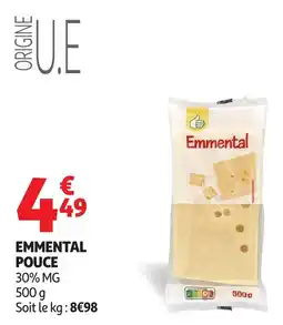 Auchan Emmental pouce offre
