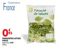Auchan Panaché de laitues pouce offre
