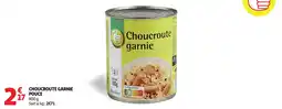 Auchan Choucroute garnie pouce offre