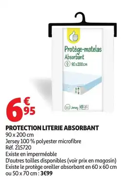 Auchan Protection literie absorbant offre